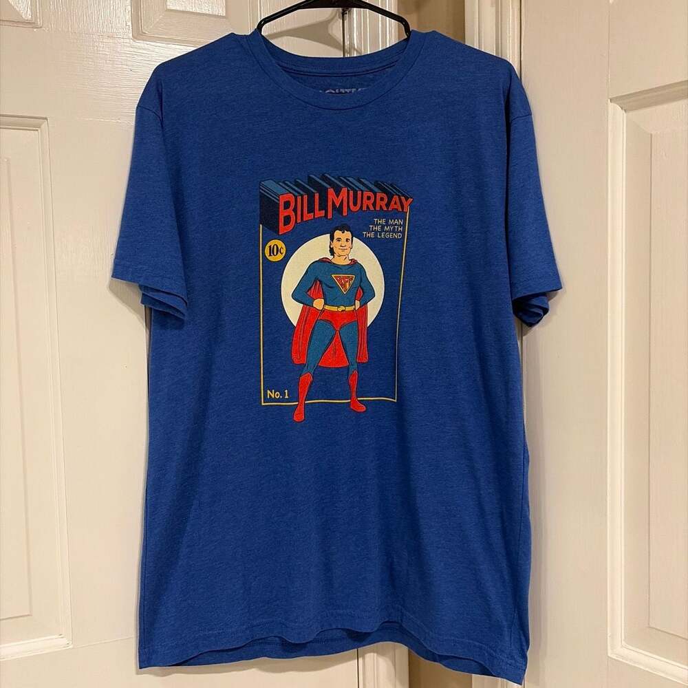 Chive Tees Bill Murray The Legend Superman Graphic T-Shirt Mens size Large